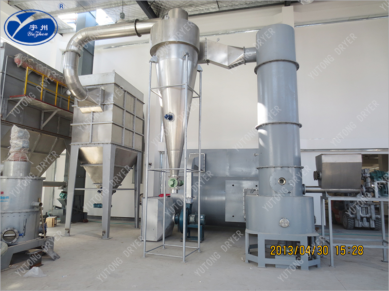 Pigment (iron oxide) flash dryer